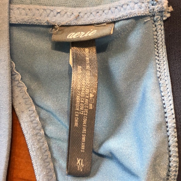 aerie Bralette Bra SZ XL Blue - Picture 7 of 7